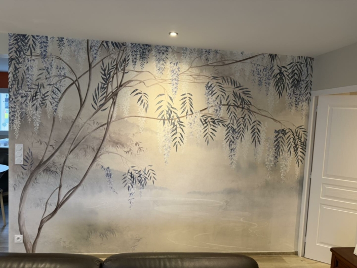 Revêtement mural motif arbre/nature collection Dominotiers